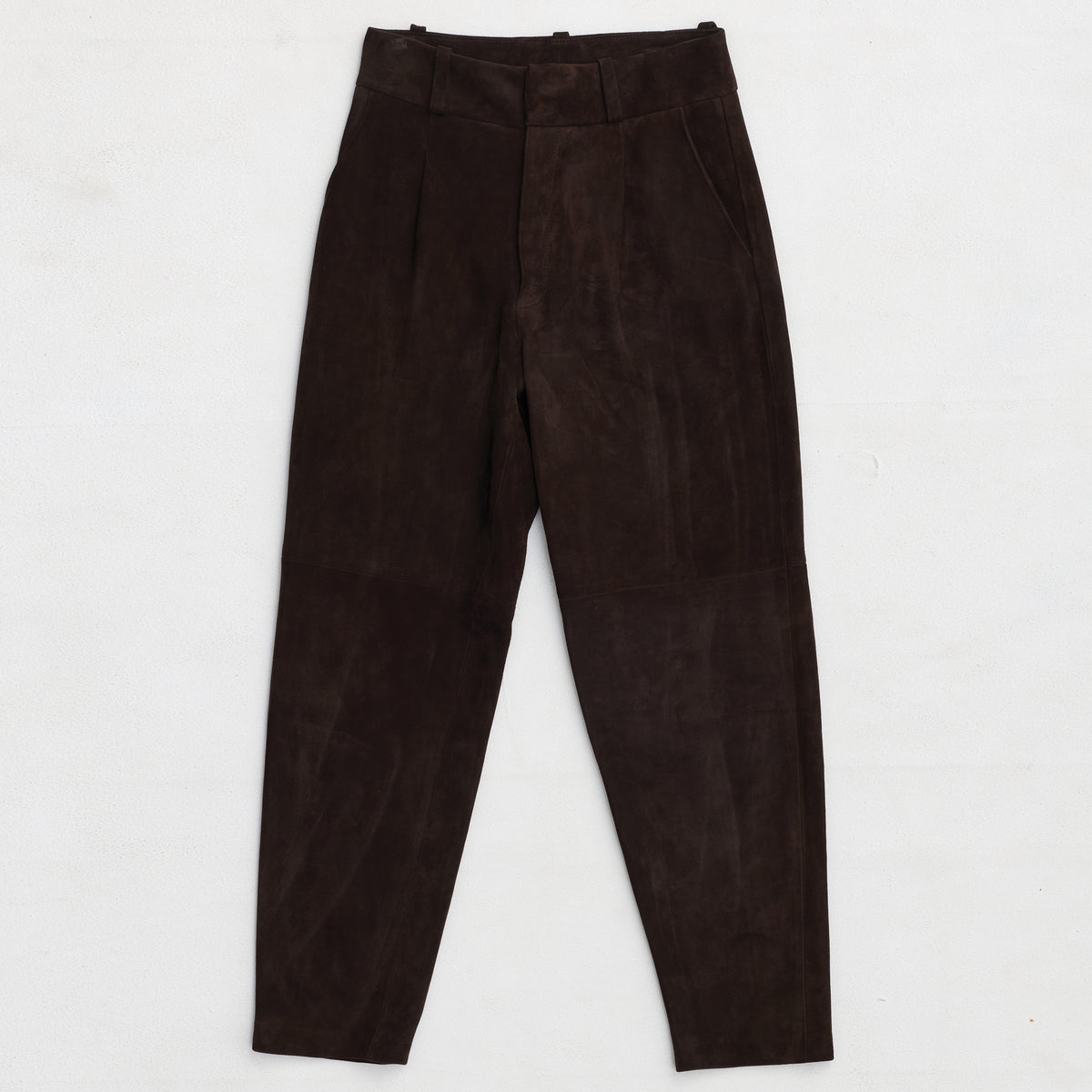 Harriet Trouser - Coffee Suede