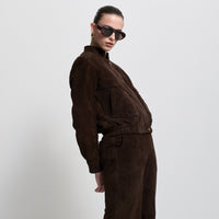 Rory Jacket - Coffee Suede