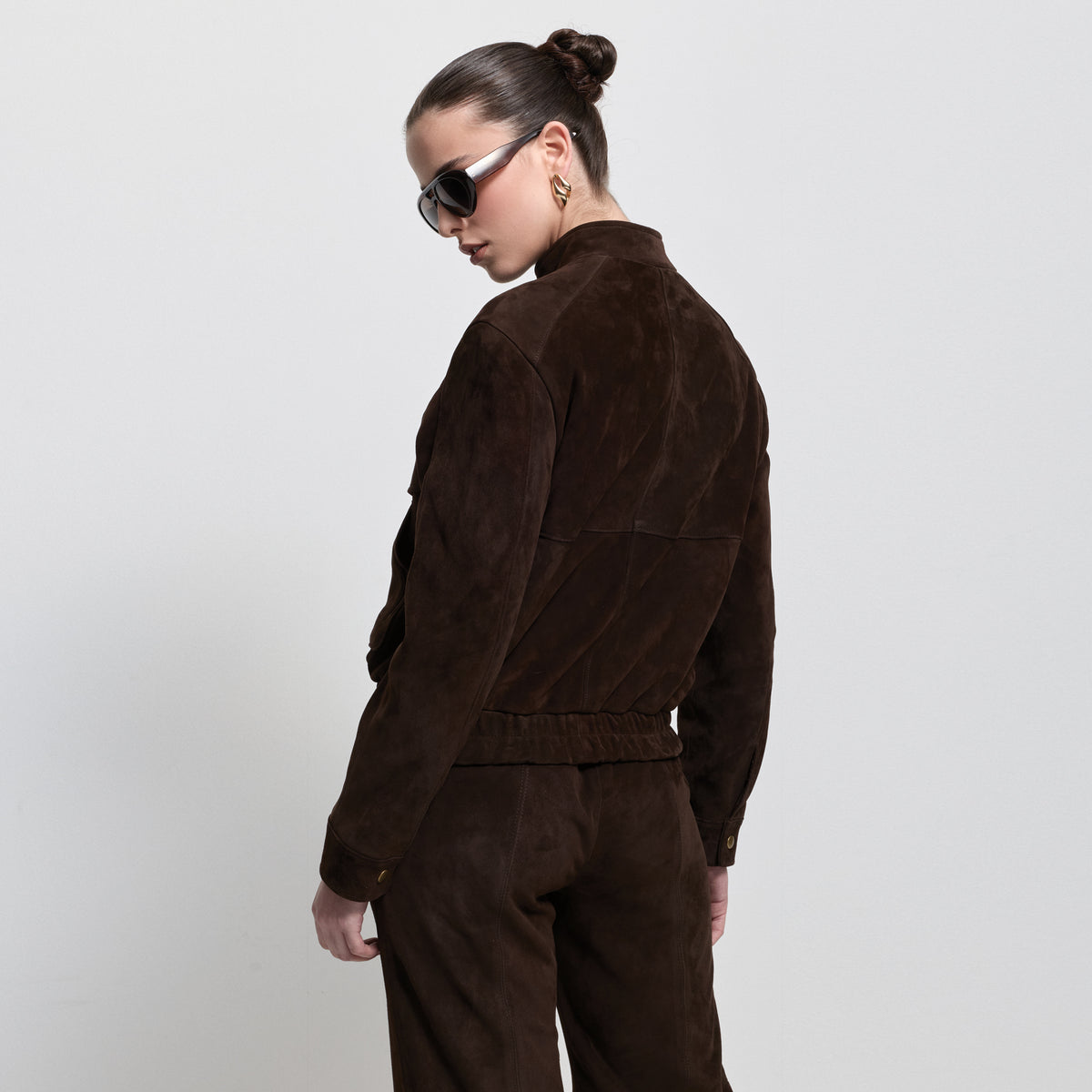 Rory Jacket - Coffee Suede