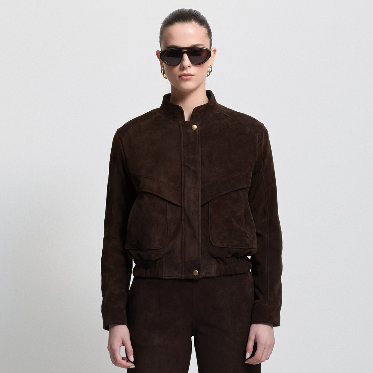 Rory Jacket - Coffee Suede