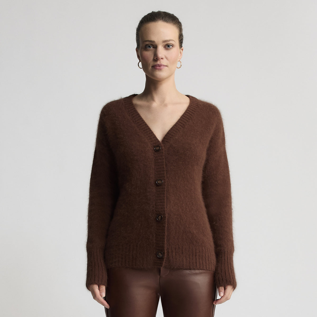 Smithton Cardigan - Espresso