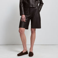 Xavier Shorts - Espresso Leather