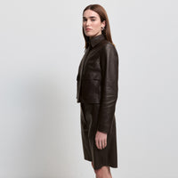 Xavier Shorts - Espresso Leather