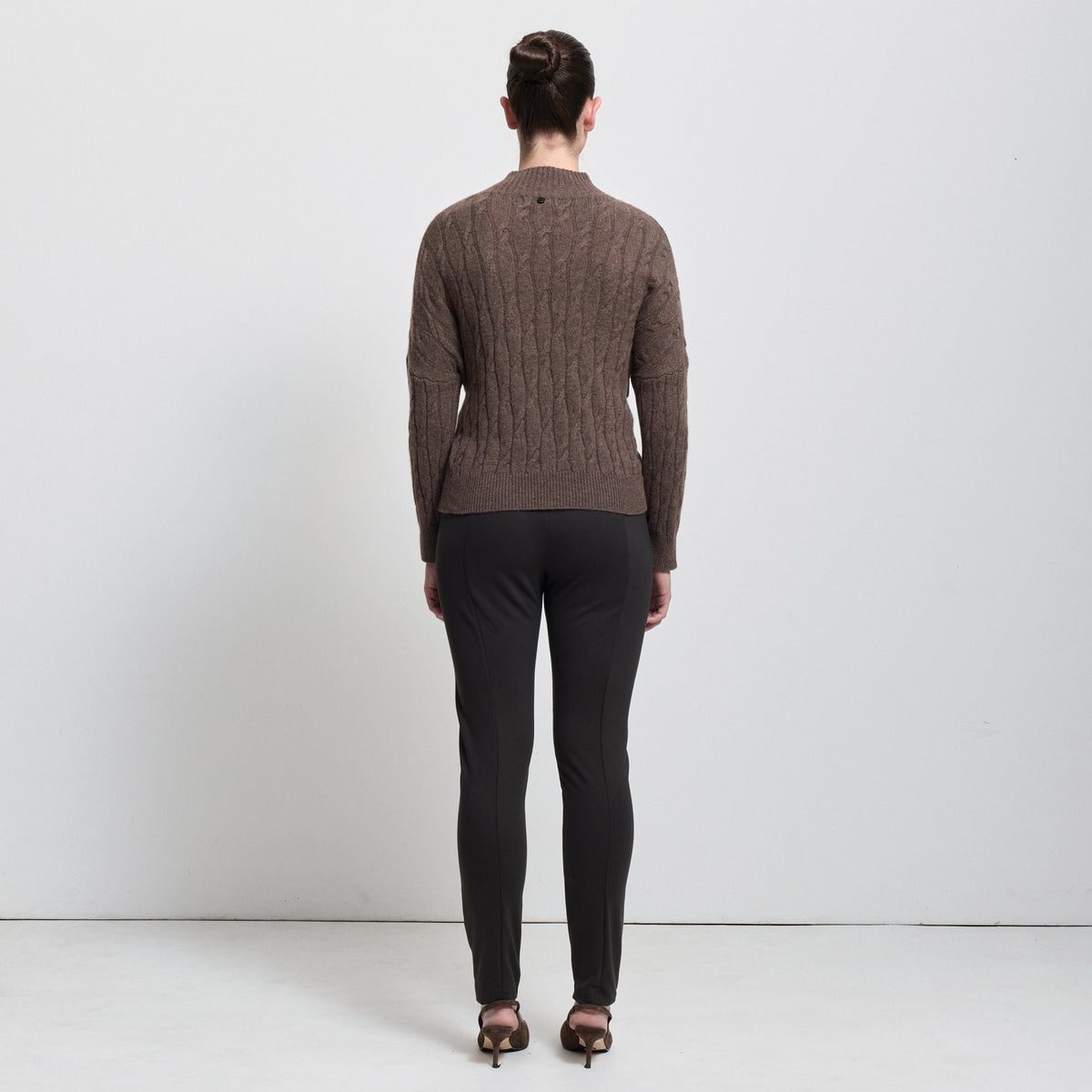 Frankie Jogger Pant - Espresso Leather