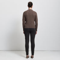 Frankie Jogger Pant - Espresso Leather