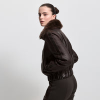 Luisa Shearling Jacket - Espresso