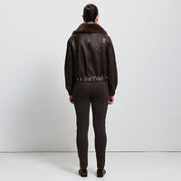 Luisa Shearling Jacket - Espresso