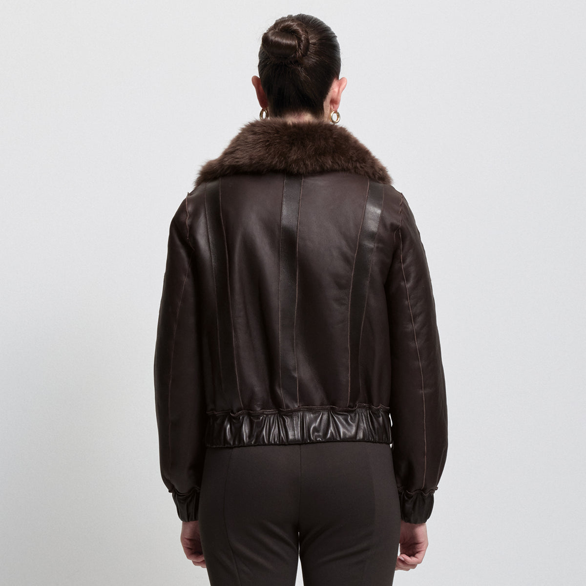 Luisa Shearling Jacket - Espresso