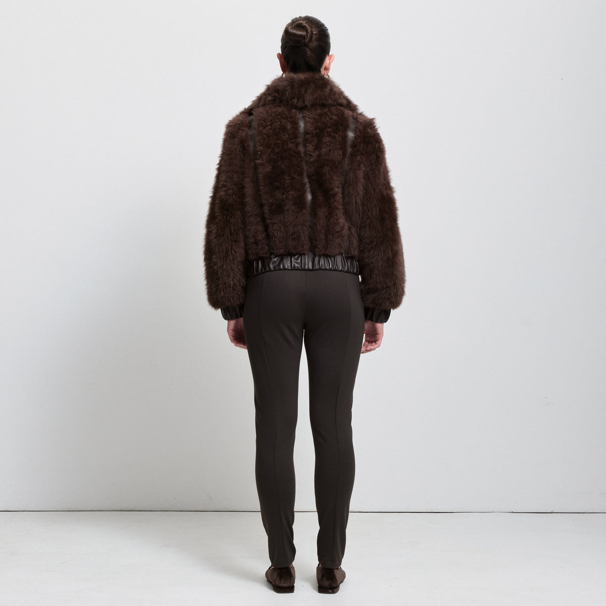 Luisa Shearling Jacket - Espresso