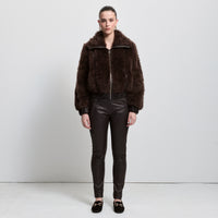 Luisa Shearling Jacket - Espresso