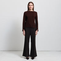 Maya Cashmere Blend Knit - Espresso