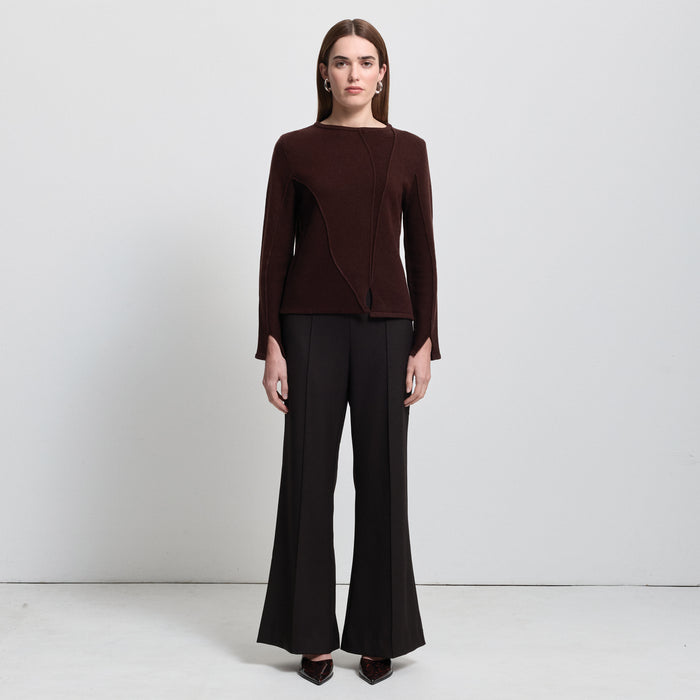 Maya Cashmere Blend Knit - Espresso