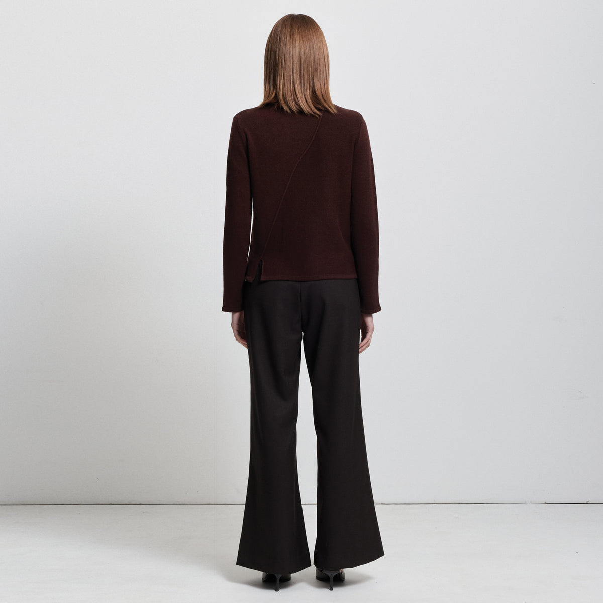 Maya Cashmere Blend Knit - Espresso