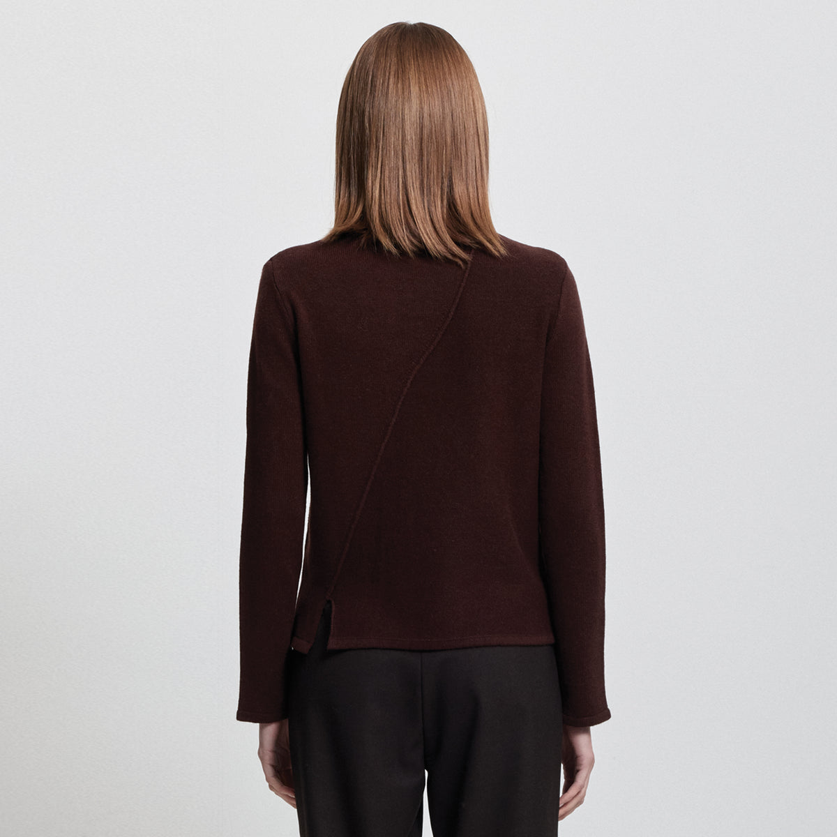 Maya Cashmere Blend Knit - Espresso
