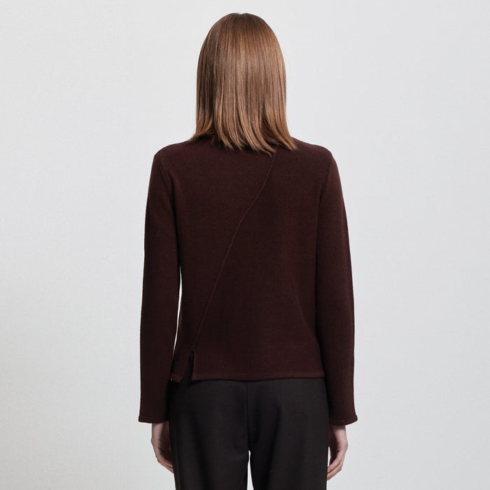 Maya Cashmere Blend Knit - Espresso