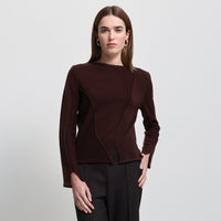 Maya Cashmere Blend Knit - Espresso