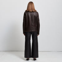 Sadie Shearling Coat - Espresso