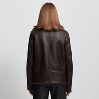 Sadie Shearling Coat - Espresso