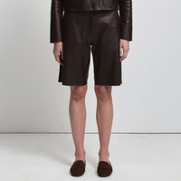 Xavier Shorts - Espresso Leather