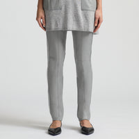 Fergie Leather Jogger Pant - Earl Grey