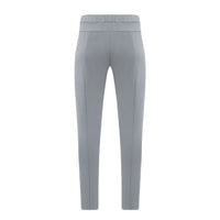 Fergie Leather Jogger Pant - Earl Grey
