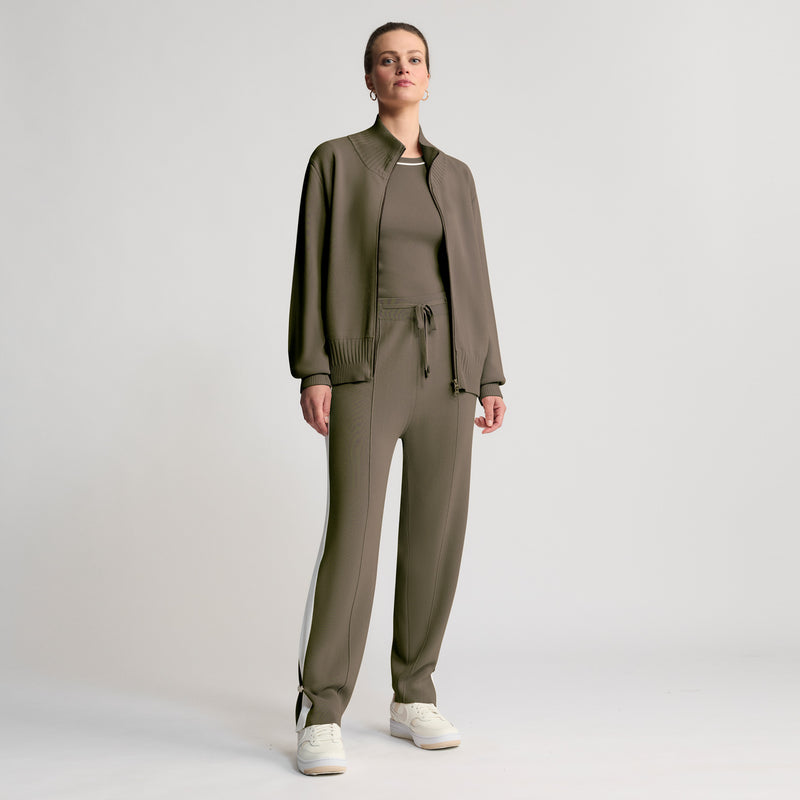 Base Layer Wide Leg Trouser - Fern