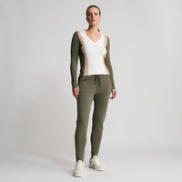 Base Layer Stretch Knit Pant - Fern