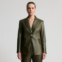 Samantha - Tailored Blazer - Fern