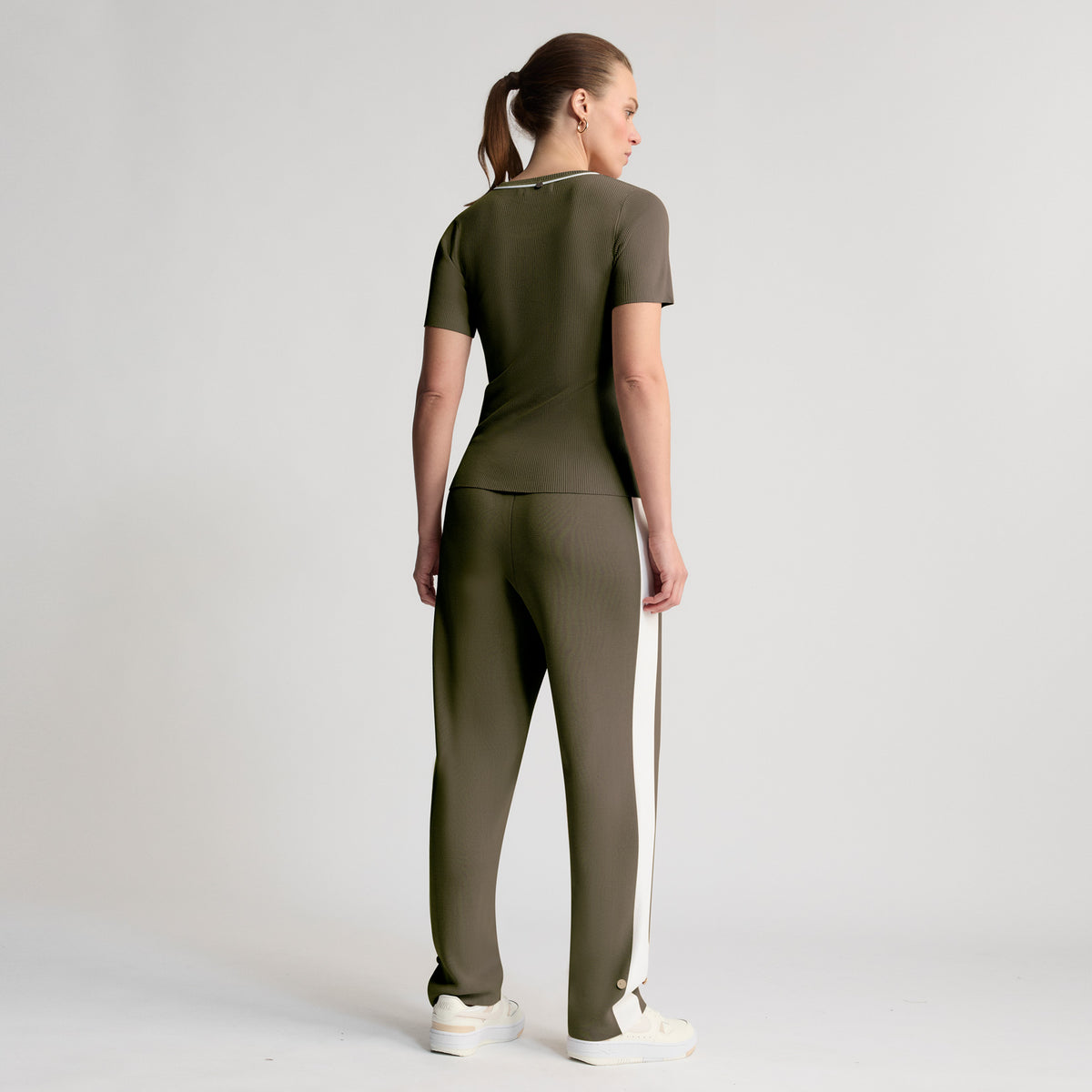 Base Layer Wide Leg Trouser - Fern