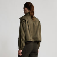 Simi - Cropped Windbreaker - Fern