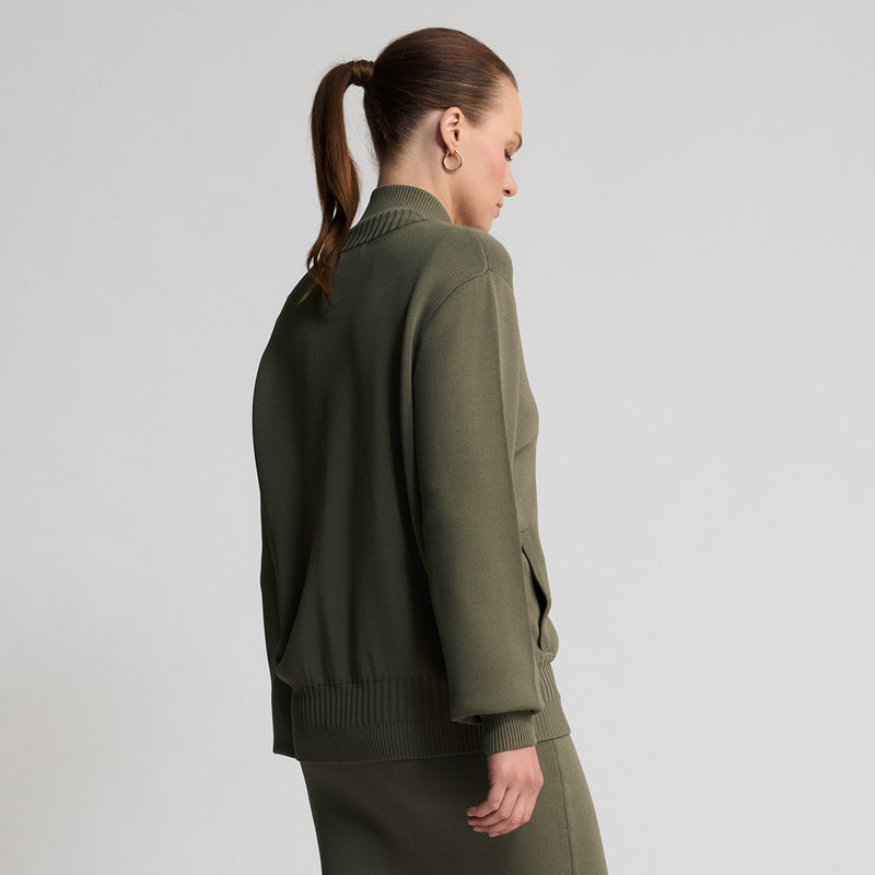 Base Layer Bomber Jacket - Fern