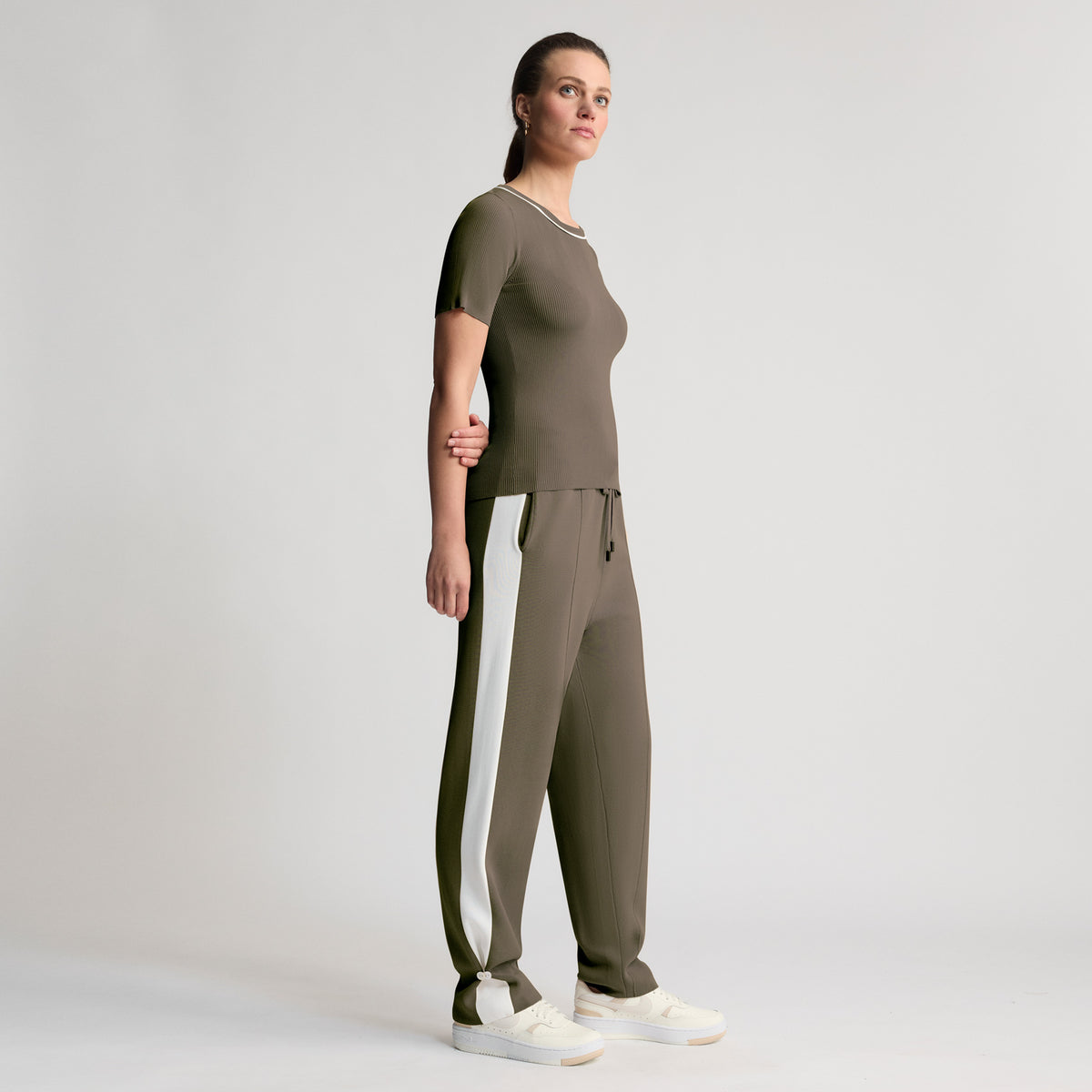 Base Layer Wide Leg Trouser - Fern