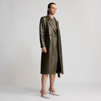 Amelia Trench Coat - Fern