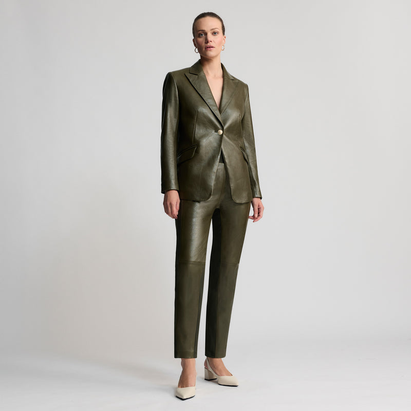 Samantha - Tailored Blazer - Fern