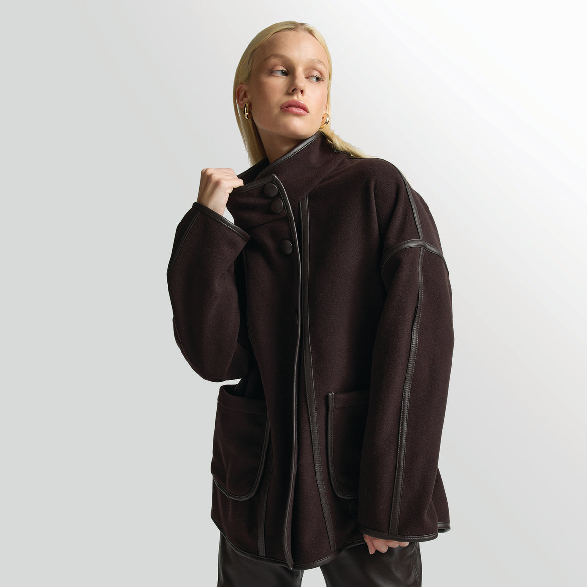 Jasmine Coat - Espresso