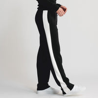 Base Layer Wide Leg Trouser - Jet Black