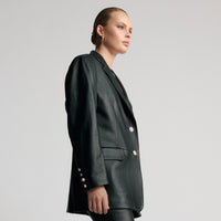 Darcy - Oversized Blazer - Jet Black