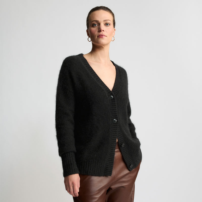 Smithton Cardigan - Jet Black