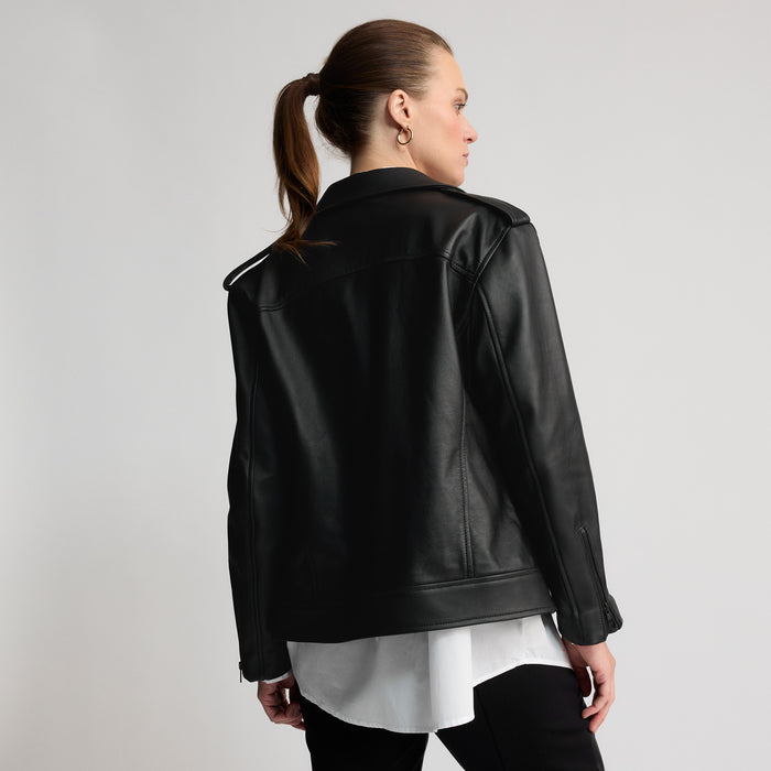 Charlotte - Oversized Jacket - Jet Black