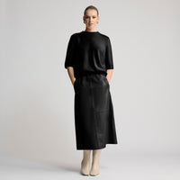 Gabriella - Long Skirt - Jet Black