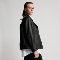 Charlotte - Oversized Jacket - Jet Black