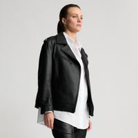 Charlotte - Oversized Jacket - Jet Black