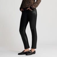 Tory Leather Pant - Jet Black