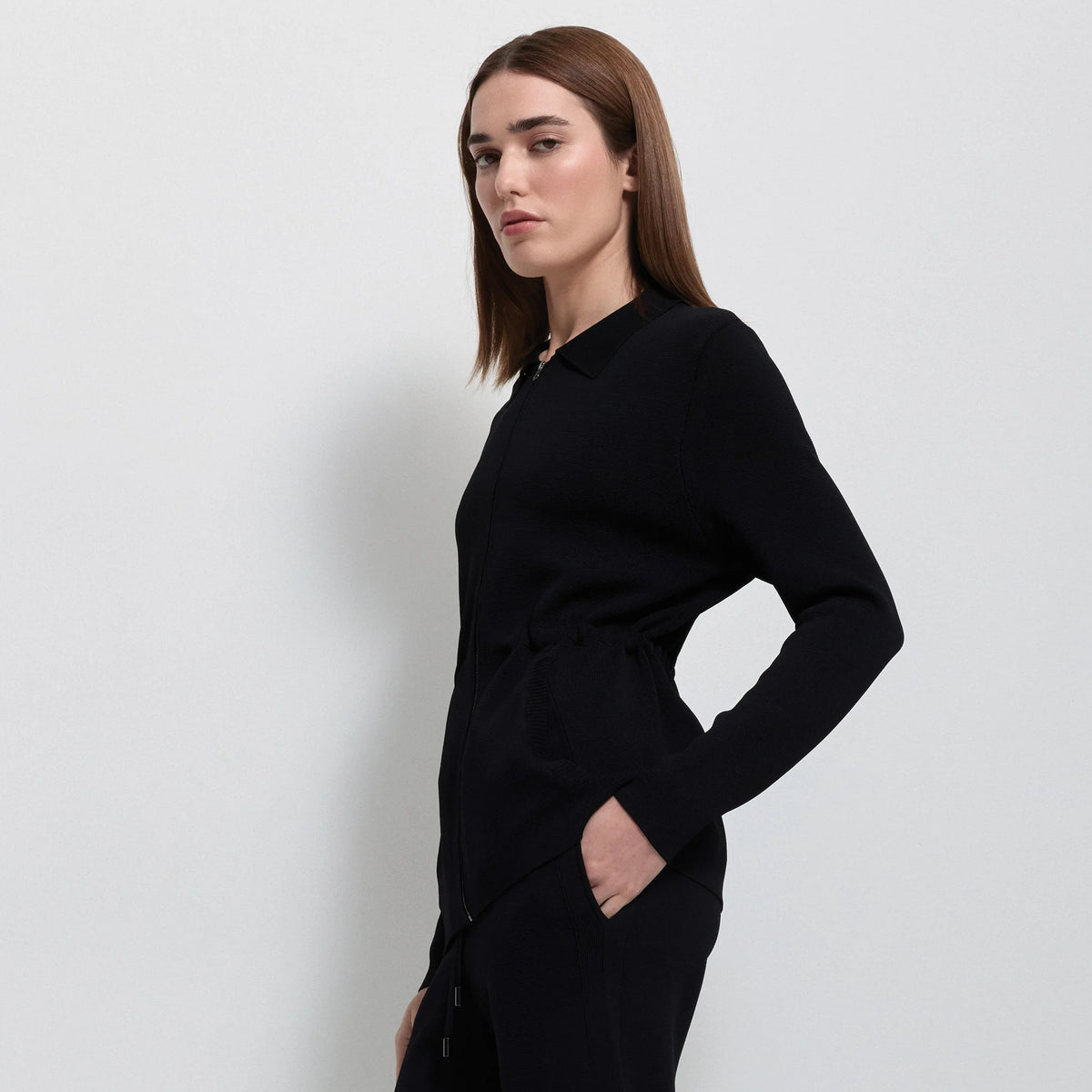 Base Layer Synched Jacket - Jet Black
