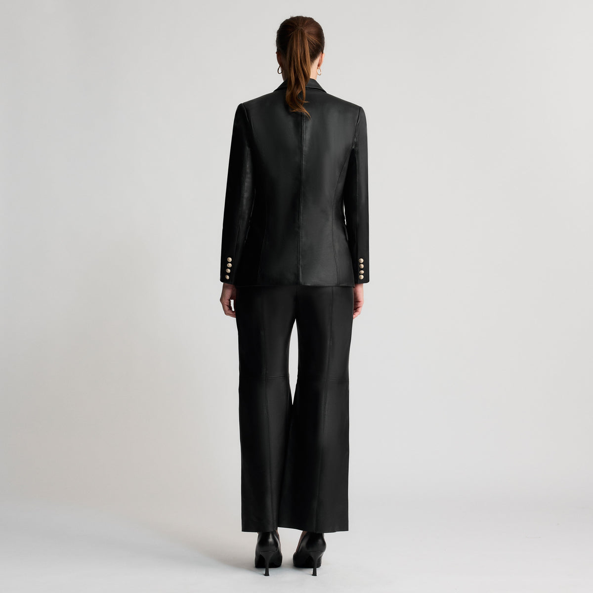 Samantha - Tailored Blazer - Jet Black