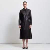 Audrey Jacket - Jet Black Leather