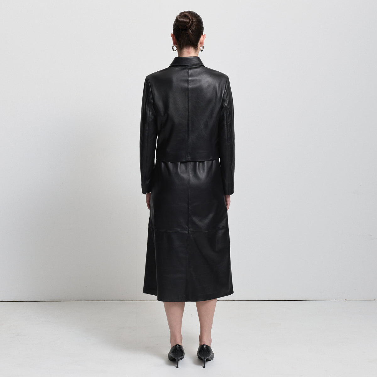 Audrey Jacket - Jet Black Leather