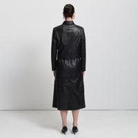 Audrey Jacket - Jet Black Leather