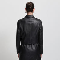 Audrey Jacket - Jet Black Leather