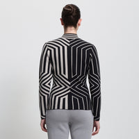 Base Layer Jacquard Knit - Jet Black